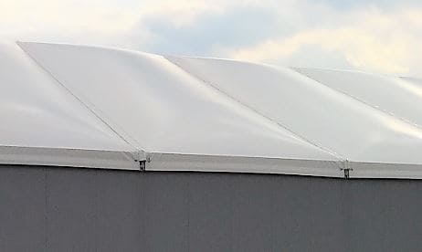 Thermal roof tarpaulin